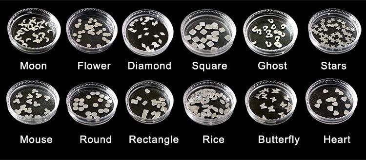 China Color Colorful Acrylic Art Nail Colors Glitter Powder