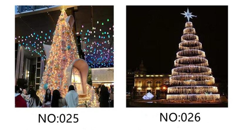 Large Different Styles Can Be Customized LED Christmas Tree