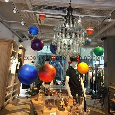 Window Decorations Props Space Planet Shopping Mall Decorations