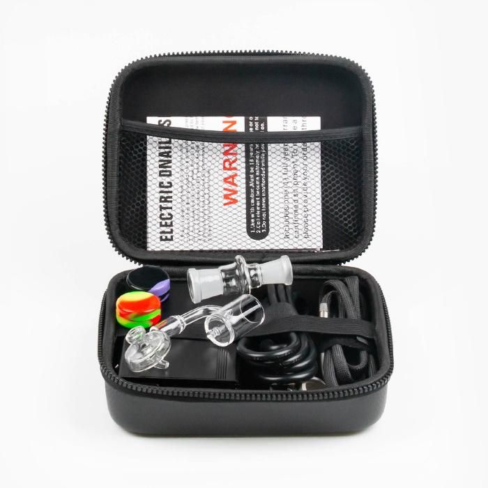 Volcanee High Quality Od 25mm Male Enail Banger E-Nail Coil Heater 110V 100W Coil Heater Electric DAB Nail Pen Rig Wax Box Kit