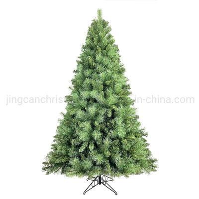 210cm Artificial Pine Needle Mixed Pointed PVC Hanged Christmas Tree