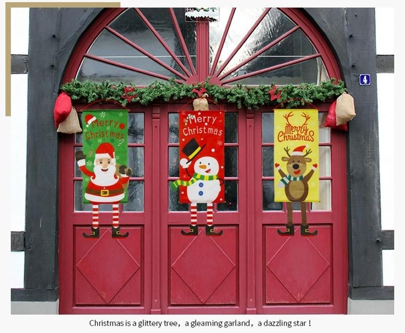 Handmade Christmas Ornaments for Home Door Decoration