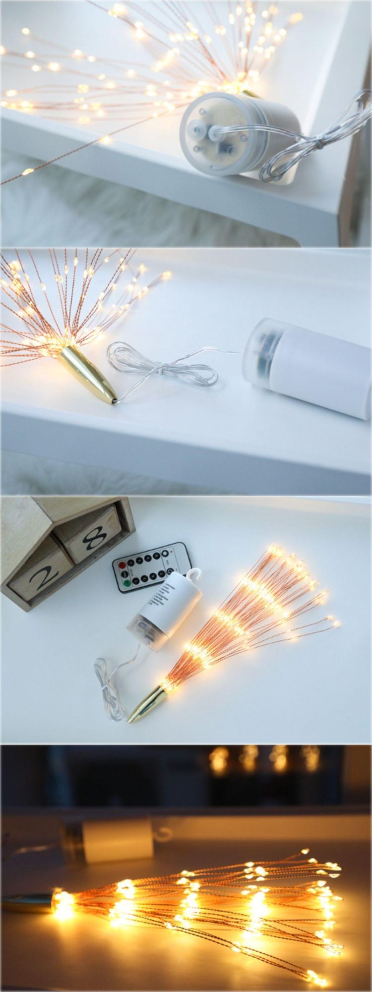 LED String Lights Fairy String Lights Fireworks Explosion Lamp