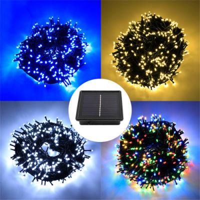 Outdoor Solar String Lights Color 200 LED for Garden Wedding Party Lamps