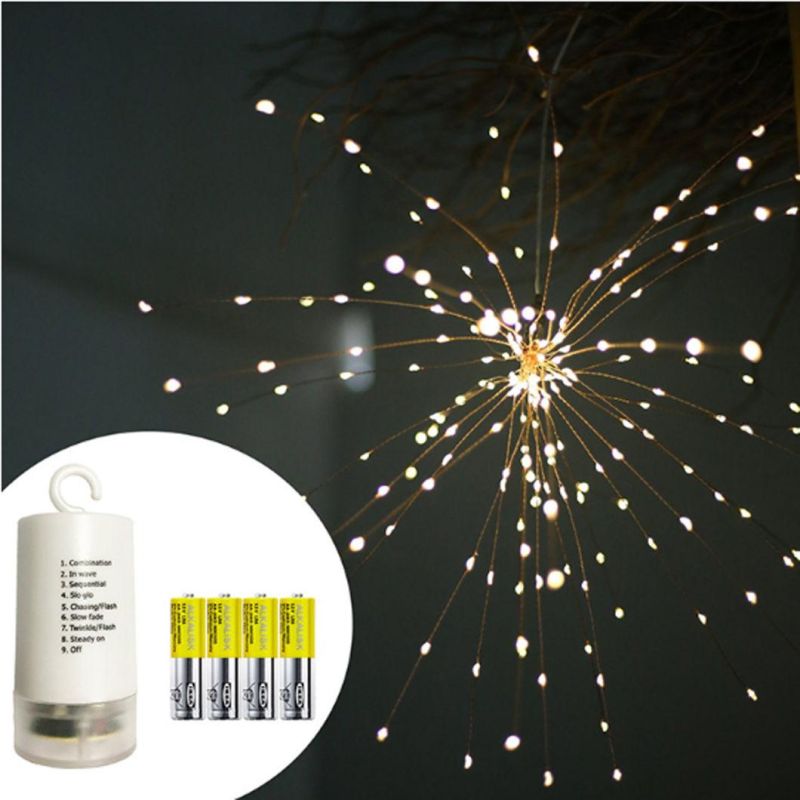 LED String Lights Fairy String Lights Fireworks Explosion Lamp