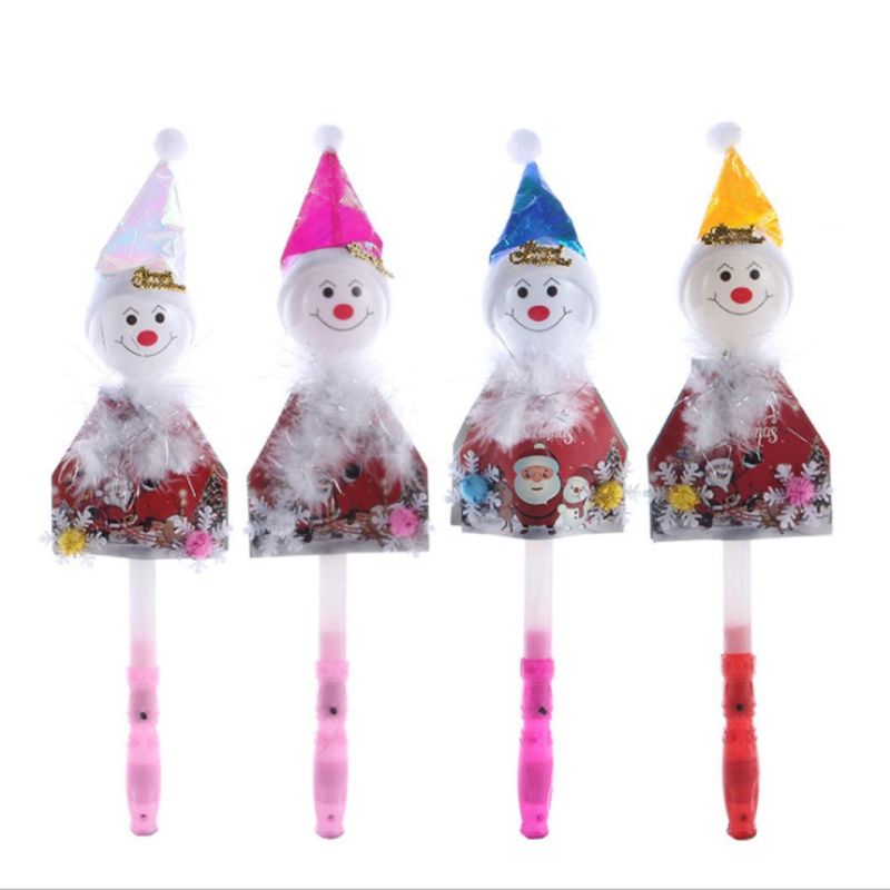 Snowman Santa Tree Flash LED Luminous Stick Kids Children Toy