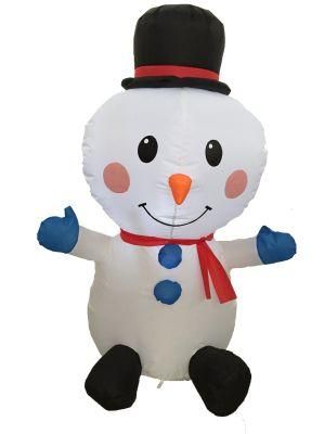 4FT Inflatable Christmas Snowman Baby, Home Yard Holiday Decoration
