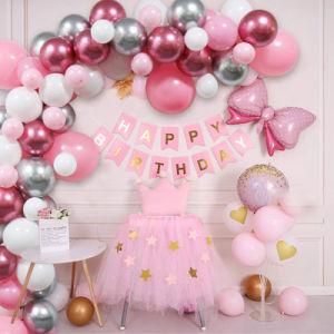 Metal Rose Gold Balloon Chain Set House Party Decorations