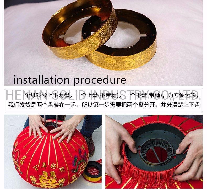 Chinese Traditional Handmade Red Lantern Festival Gate Lanterns Decorative Hanging Decorations