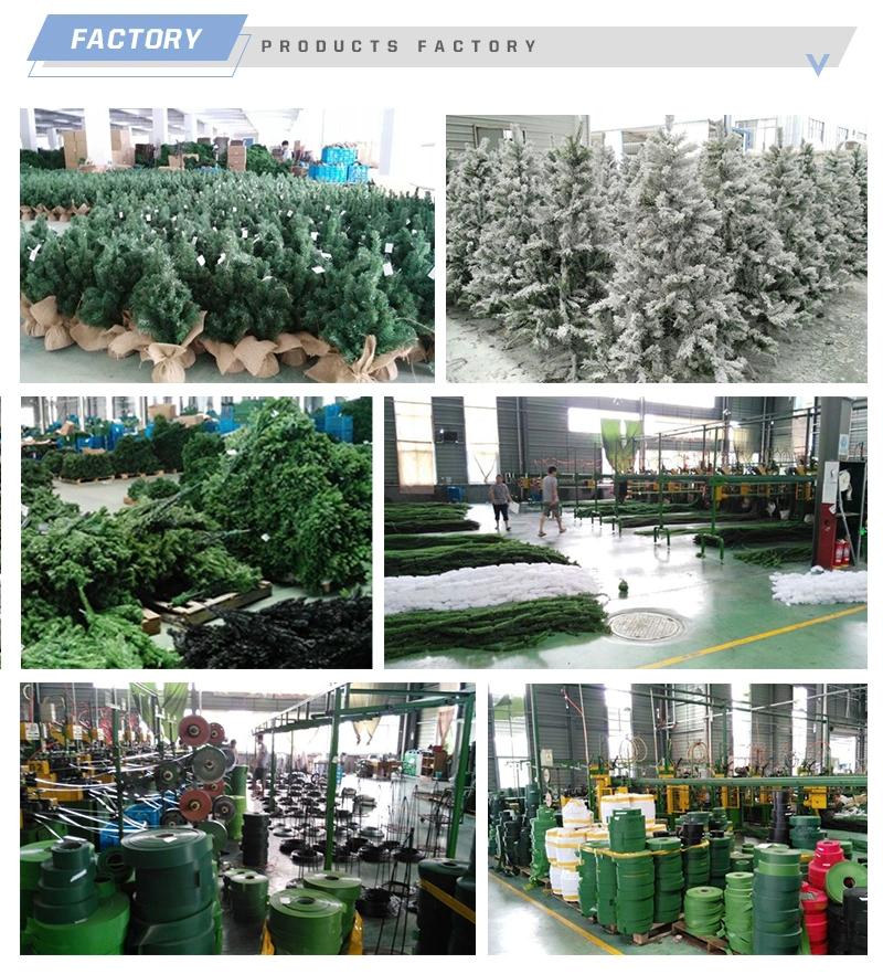 High Quality White Snow Christmas Decorative Tree with LED Lights for Decoration