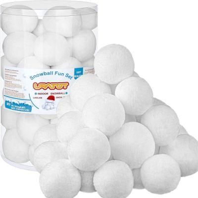 White Color Indoor Snow Balls for DIY Crafts Decorations