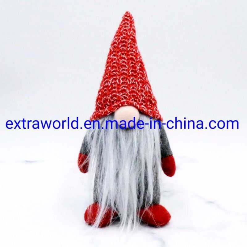 Christmas Decorations Plush Shade Face Gnome Plush Doll