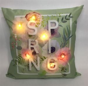 Easter Filling LED Light up Cushion for Home Decor