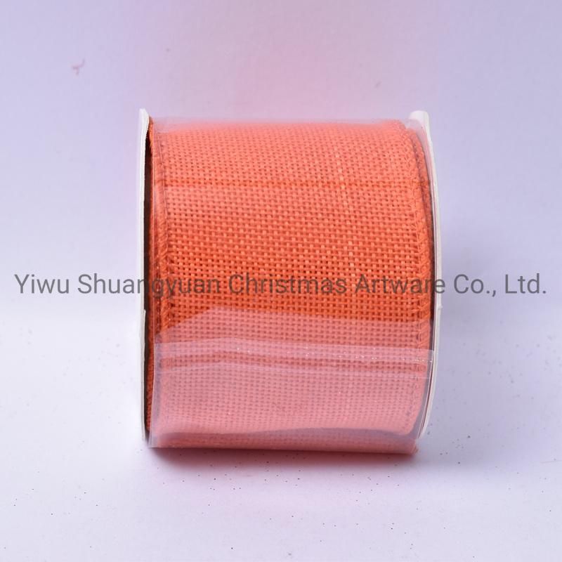 Christmas Ribbon Decor for Holiday Wedding Party Decoration Supplies Hook Ornament Craft Gifts