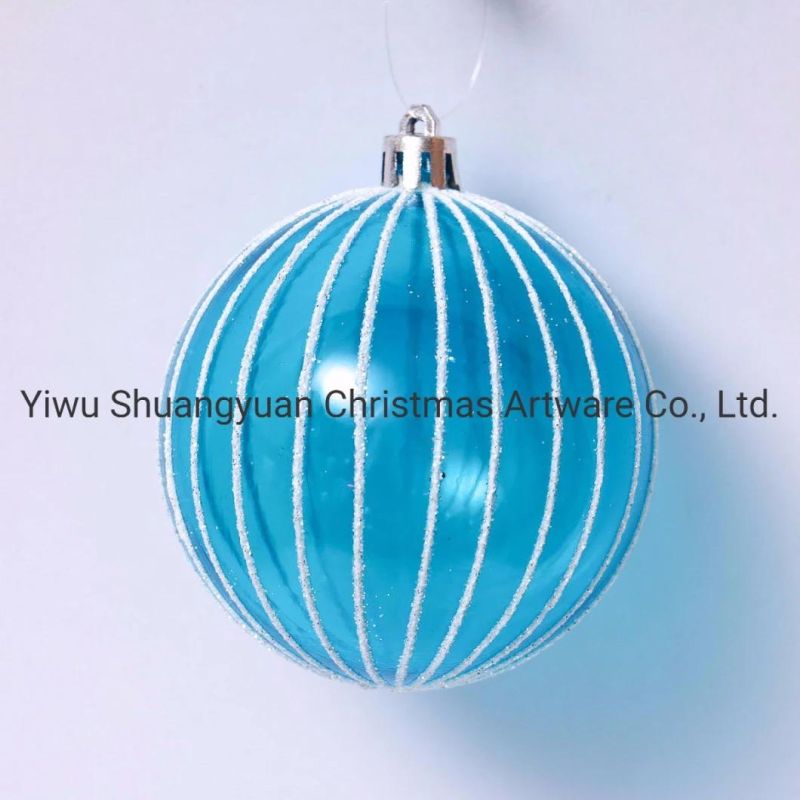 Hotsale Lake Blue Christmas Tree Balls Christmas Ornaments Balls Blue Christmas Balls