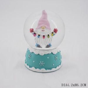 Home Decoration Plastic Water Musical Snow Globe Souvenir Custom Snowball with Photo Insert LED Snow Globe Snow Dome