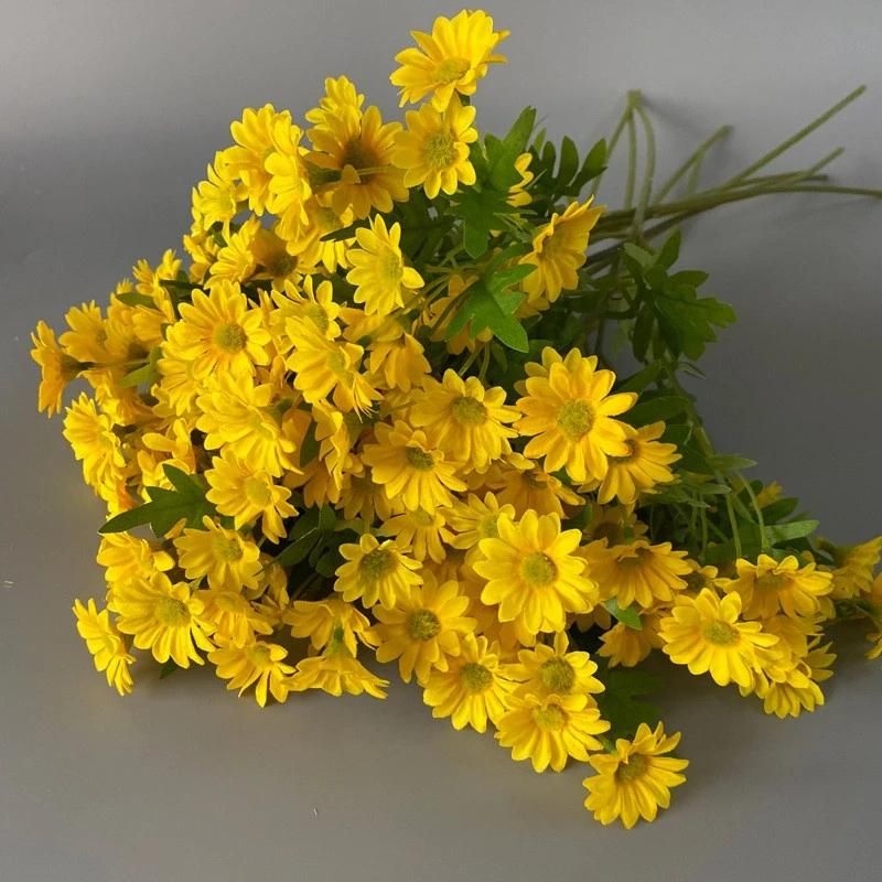 Factory Direct Supply Home Party Decor Flower Artificial Chrysanthemum Daisy Flower