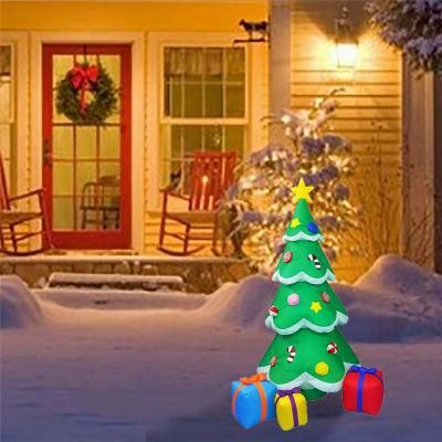 210CMH Christmas Tree Inflatable Decoration with Gift Box