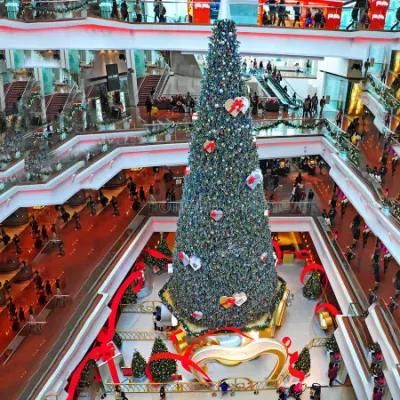 Large Christmas Decorations Outdoor Giant Christmas Tree with Remote Lights for Sale