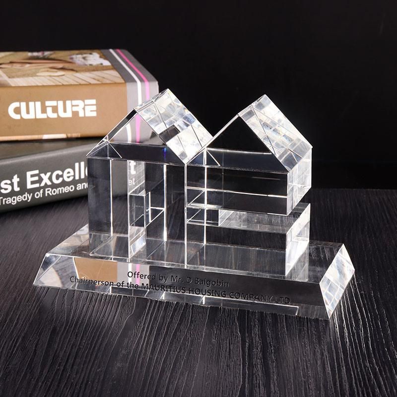 3D Crystal Laser Engraving Cube Craft for Souvenir Glass Decoration