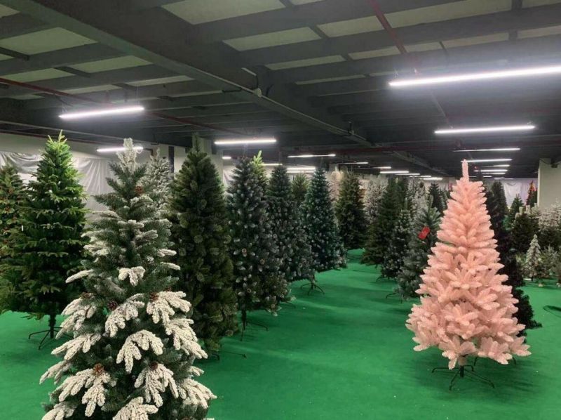 Factory Price Flocked PE PVC Mixed 7FT 7.5 FT The Most Realistic Artificial Snow Christmas Tree