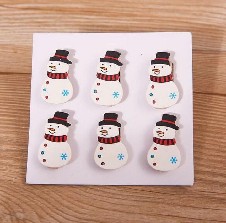 Creative Gift Classic Christmas Wooden Clip