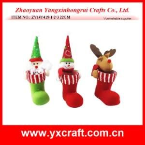 Christmas Decoration (ZY14Y419-1-2-3) Christmas Boot Santa Snowman