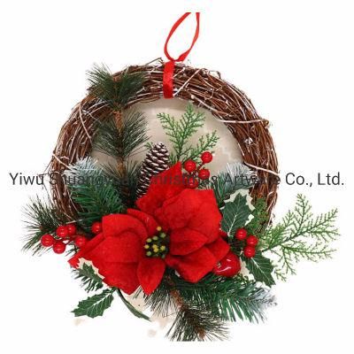 High Quality Christmas Wreath Decorative Christmas Swag Prelit Christmas Wreath