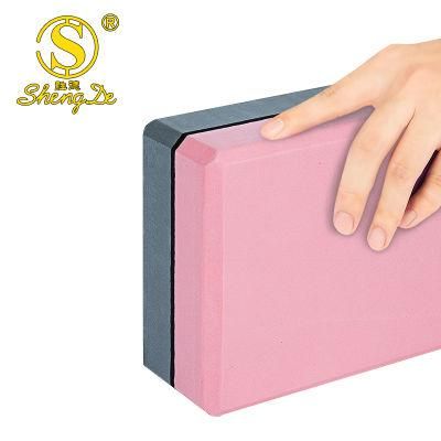 Double Color Exercise Sport EVA Yoga Block for Christmas Gifts