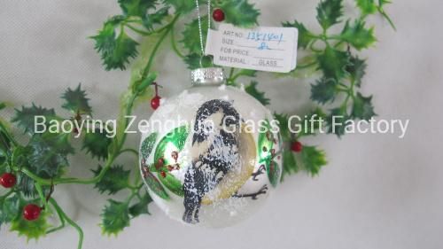 2016 New Hot Sale 100 Wholesale White Glass Christmas Ball Ornaments