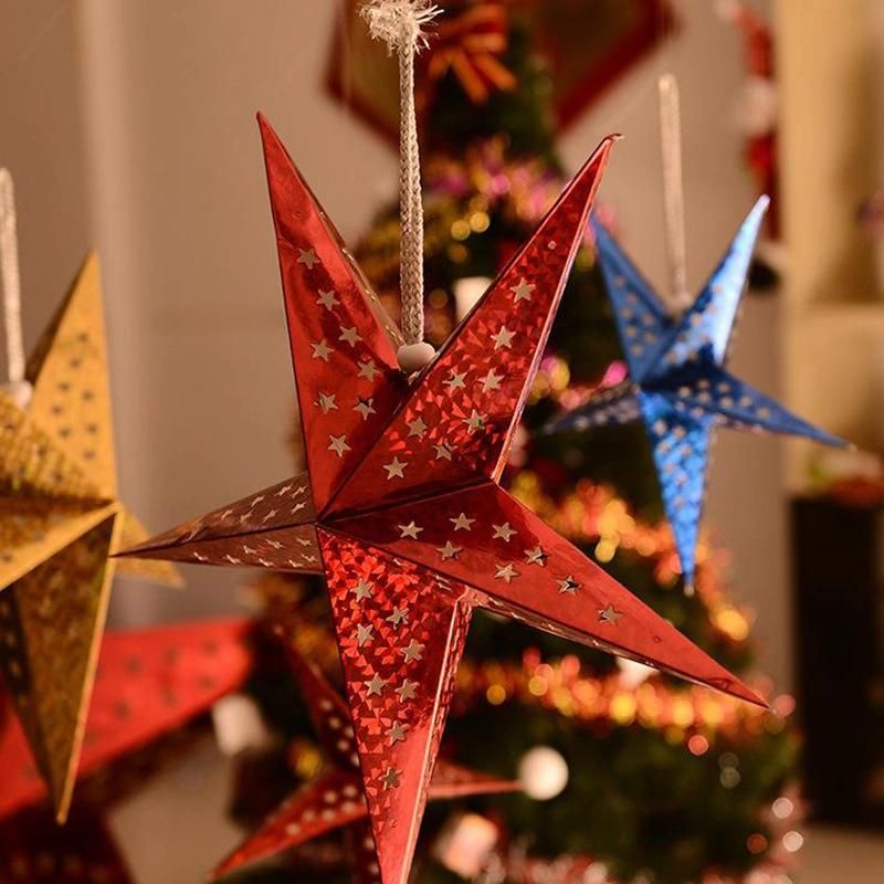 Blue Star Christmas Decorations