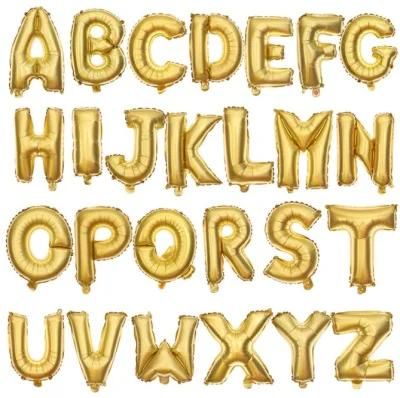 16 Inch Party Decoration Alphabet Letters Aluminum Foil Balloon