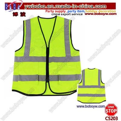 Brand New Hi-Vis Safety Work Vest ID Pocket Reflective Tape Fluoro (C5203)