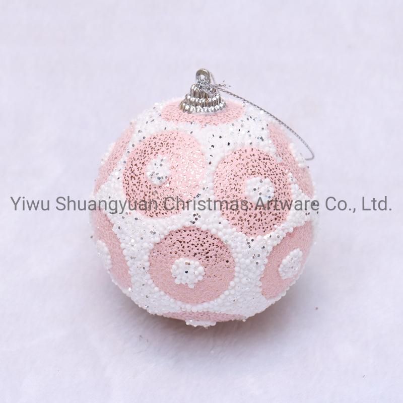 New Design High Sales Christmas Foam Flower Ball for Holiday Wedding Party Decoration Supplies Hook Ornament Craft Gifts