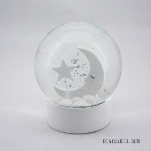 Xmas New Year Crystal Ball with Light Snow Flakes Birthday Wedding Gift Christmas Snow Globe Glass