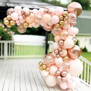 96PCS Rose Gold Balloon Garland Arch Kit Wedding Birthday balloon