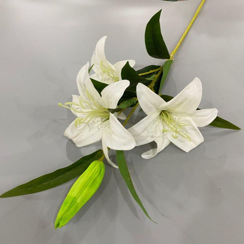 Artificial Flower Real Touch Latex Lily Flower
