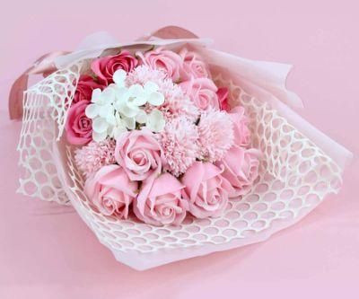 Colorful Hotsale Soap Roses Flower Bouquet for Valentine&prime;s Day, Mother&prime;s Day, Christmas, Wedding, Anniversary, Gift