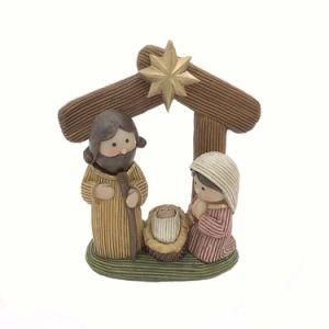 2022 New Nativity Scene Decoration Manger Group House Resin Crafts
