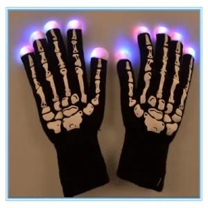 Hallowmas High Quality LED Flashing Knitted Gloves