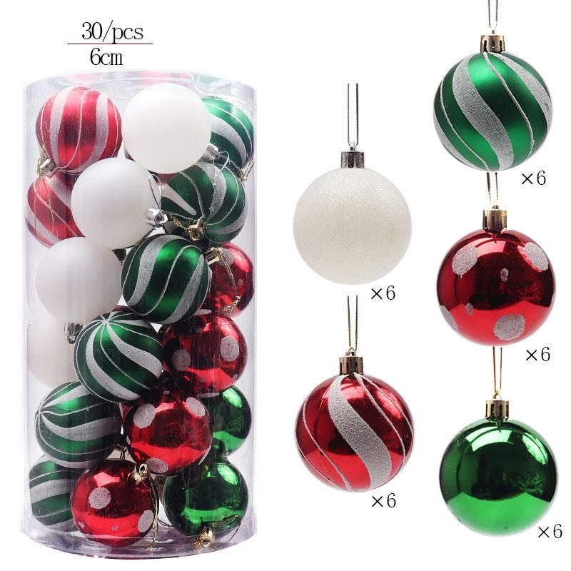 White Outdoor Black Giant Tree Gold Earrings Red Light Parts for Decoration LED Lights Christmas Ball