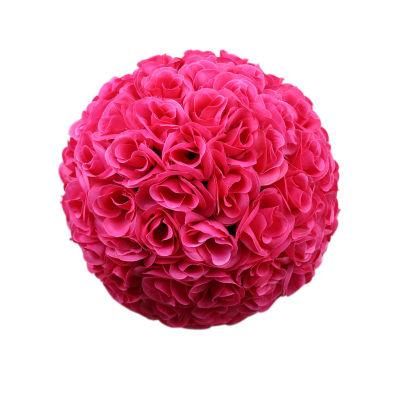 Artificial Silk Rose Ball Kissing Ball Flower Centerpieces for Wedding