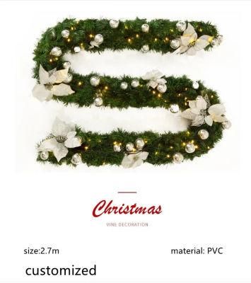 2.7m 3m for Festive Decorations Christmas Wreaths