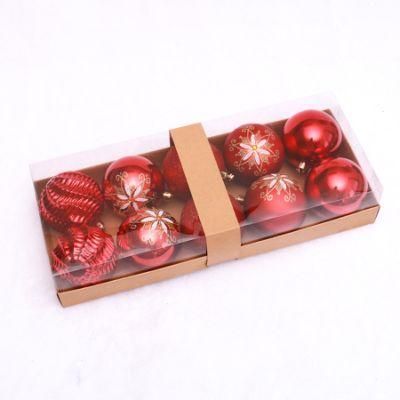 Plastic Christmas Ornaments Colorful Christmas Balls