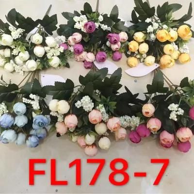 Professional Supplier Kinds of Europe Style Rose Decorative Plant Artificial Flower