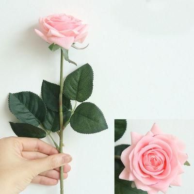 China Artificial Flowers Artificial Real Touch Wedding Rose Flower