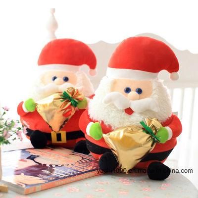 Wholesale Plush Soft Christmas Lovely Santa Claus Toy
