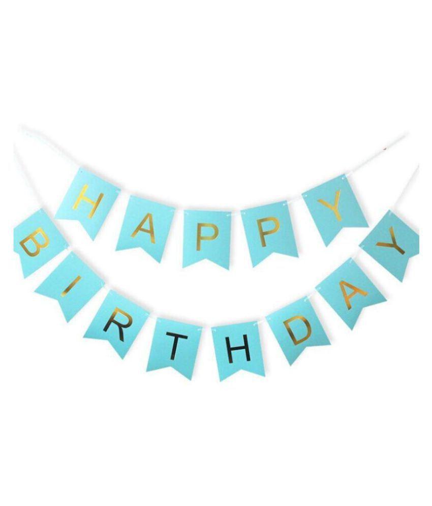 Cheap Colorful OEM Size Paper Party Decoration Birthday Garland Banner