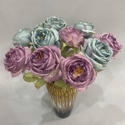 China Artificial Flower Factory Wholesale Home Decor Rose Flower