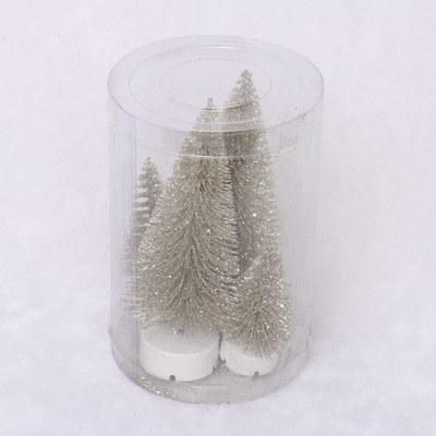 Yiwu Shuangyuan BSCI Factory Direct Sale White Mini Christmas Tree